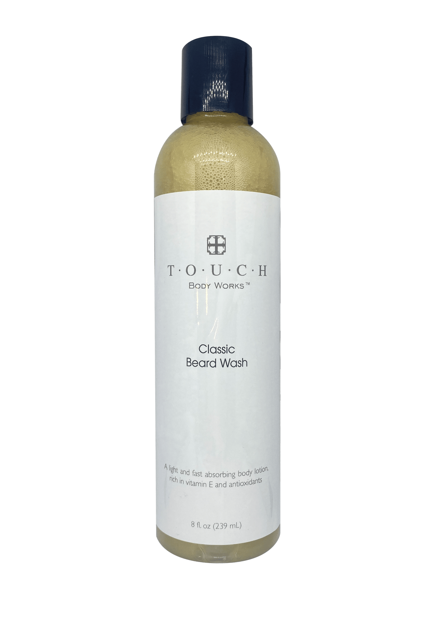 bottle of classic beard wash