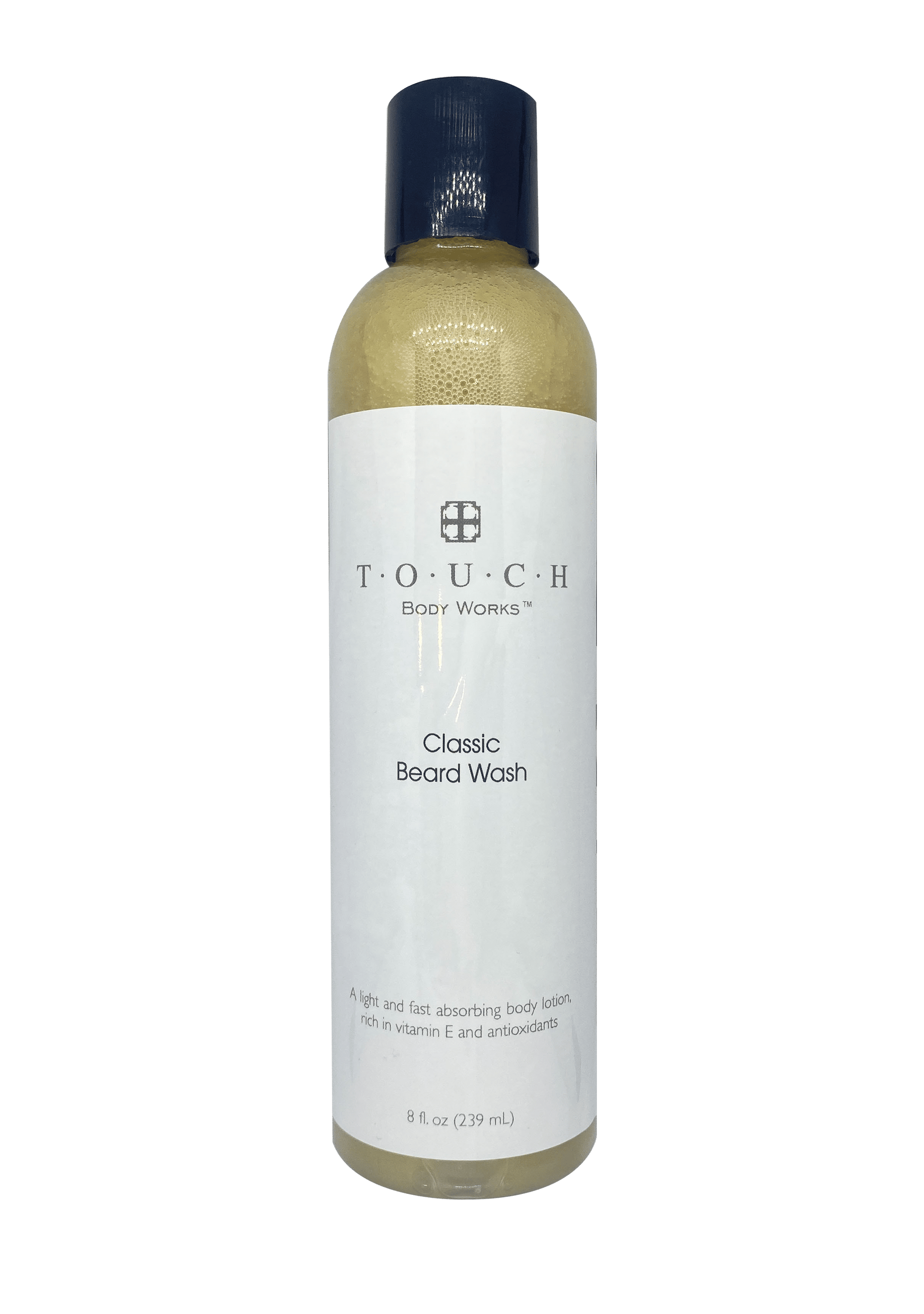 bottle of classic beard wash