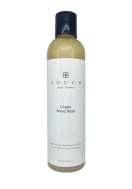 bottle of classic beard wash