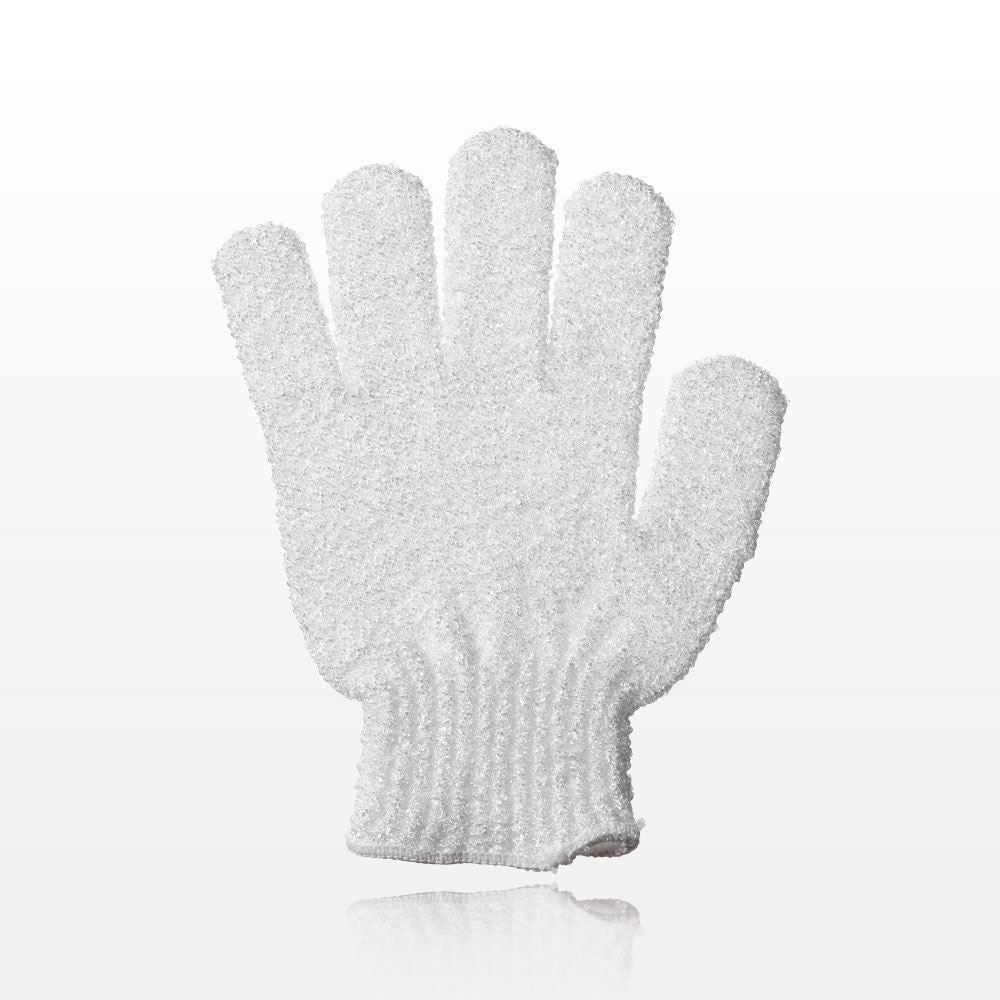 exfoliating gloves for shower/bath